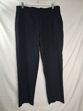 Ruby Rd. Black Straight-Leg Women's Stretch Office Casual 16W